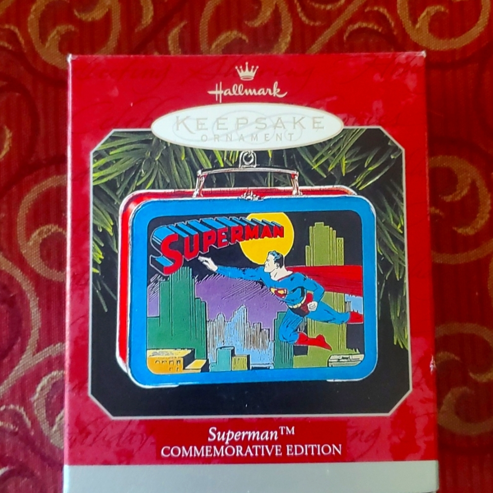 Superman Lunchbox Hallmark Keepsake Ornament